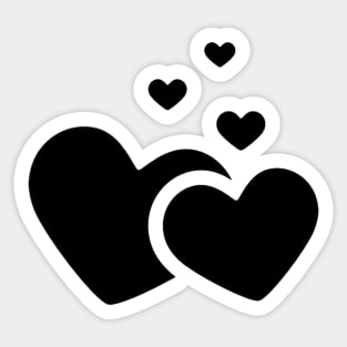 Heart of lovely Art Sticker